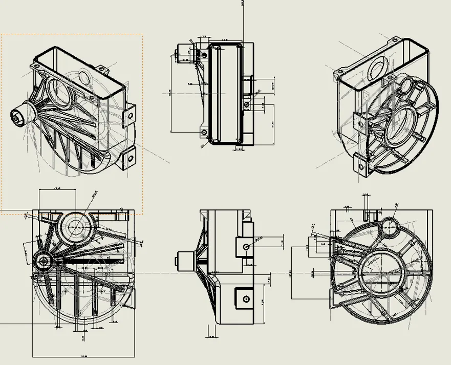 Reverse-engineered CAD