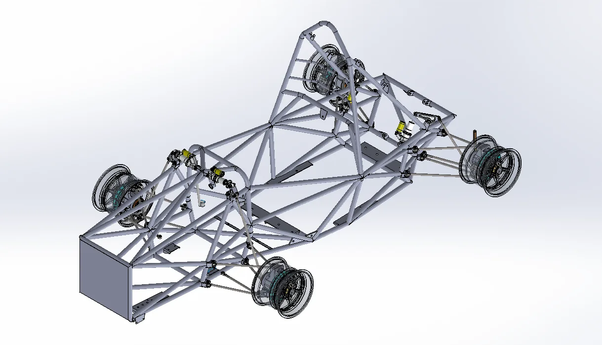 Chassis & Suspension assembly of the E2